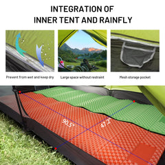 Lanshan Pro 2-Person Ultralight Backpacking Tent 3-Season Camping Tent 帐篷 MIER