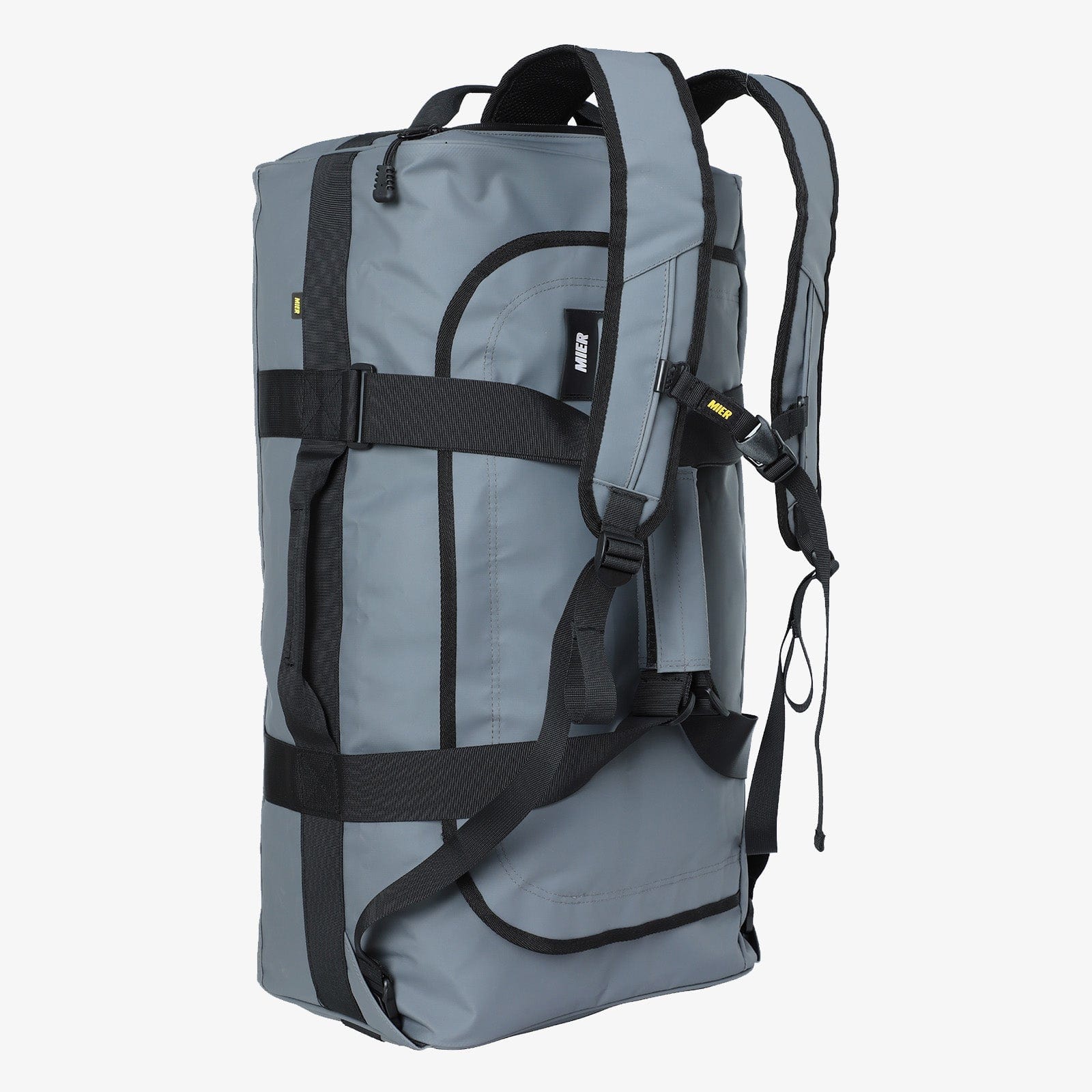 duffel bag or backpack for travel MIER Convertible Backpack Duffel Water Resistant Duffle Bag, Grey / 60L
