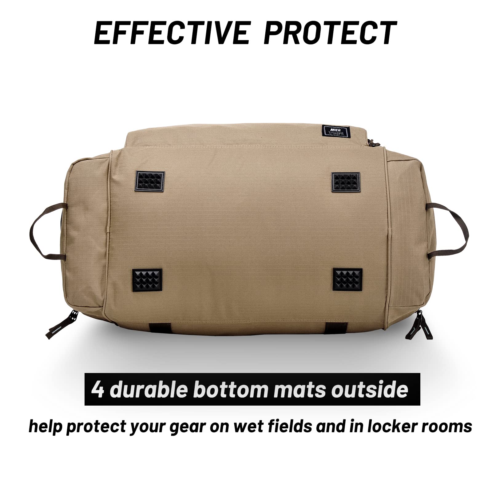 Gym bag with bottom shoe compartment 2025