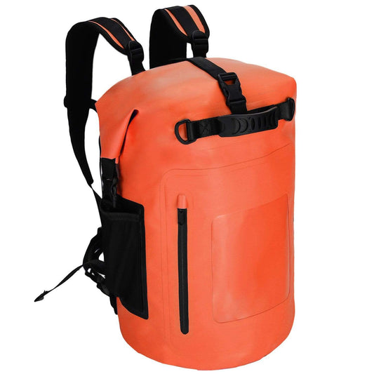 Large Waterproof Sports Backpack Roll Top Dry Bag Backpack Bag 30L / Coral MIER