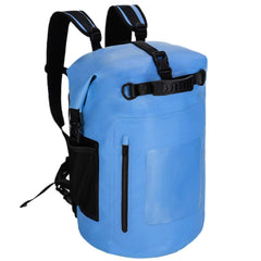 Large Waterproof Sports Backpack Roll Top Dry Bag Backpack Bag 30L / Deep Sky Blue MIER