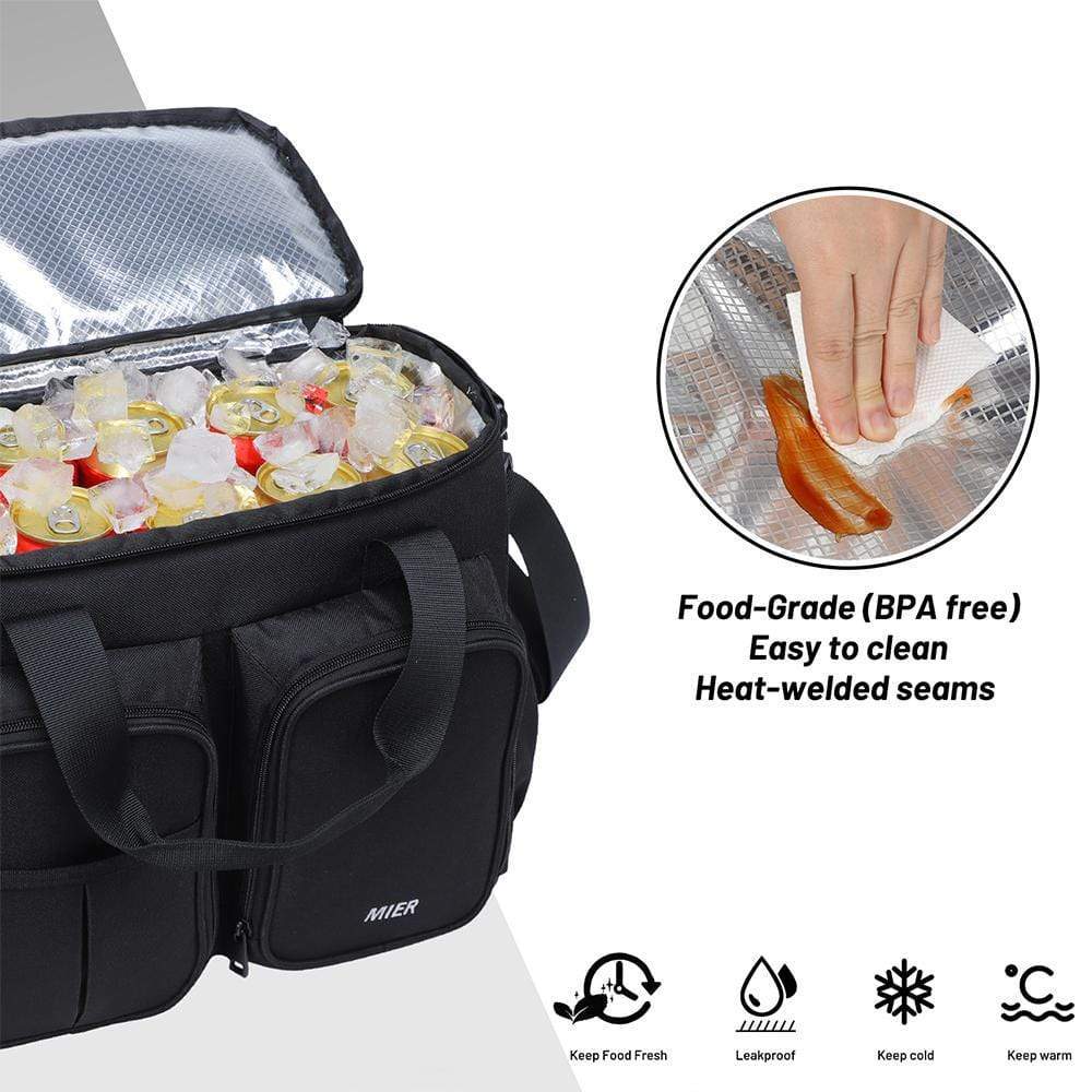MIER Lunchbox für Erwachsene, isolierte Lunchtasche, große Kühltasche
