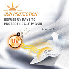 Men 1/4 Zip Sun Protection Hoodie Long Sleeve Quick-Dry Shirts T-Shirt MIER