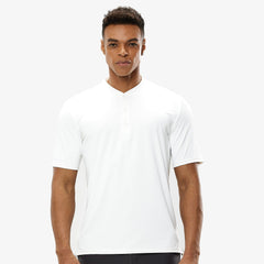 Men Henley T-Shirt Quick Dry Collarless Casual Tee Shirts Men Shirts MIER