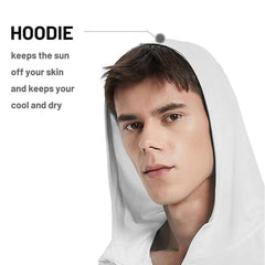 Men Quick Dry Hoodie Long Sleeve T-Shirt Men's Tops MIER