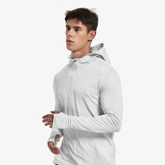 Men Quick Dry Hoodie Long Sleeve T-Shirt Men's Tops MIER