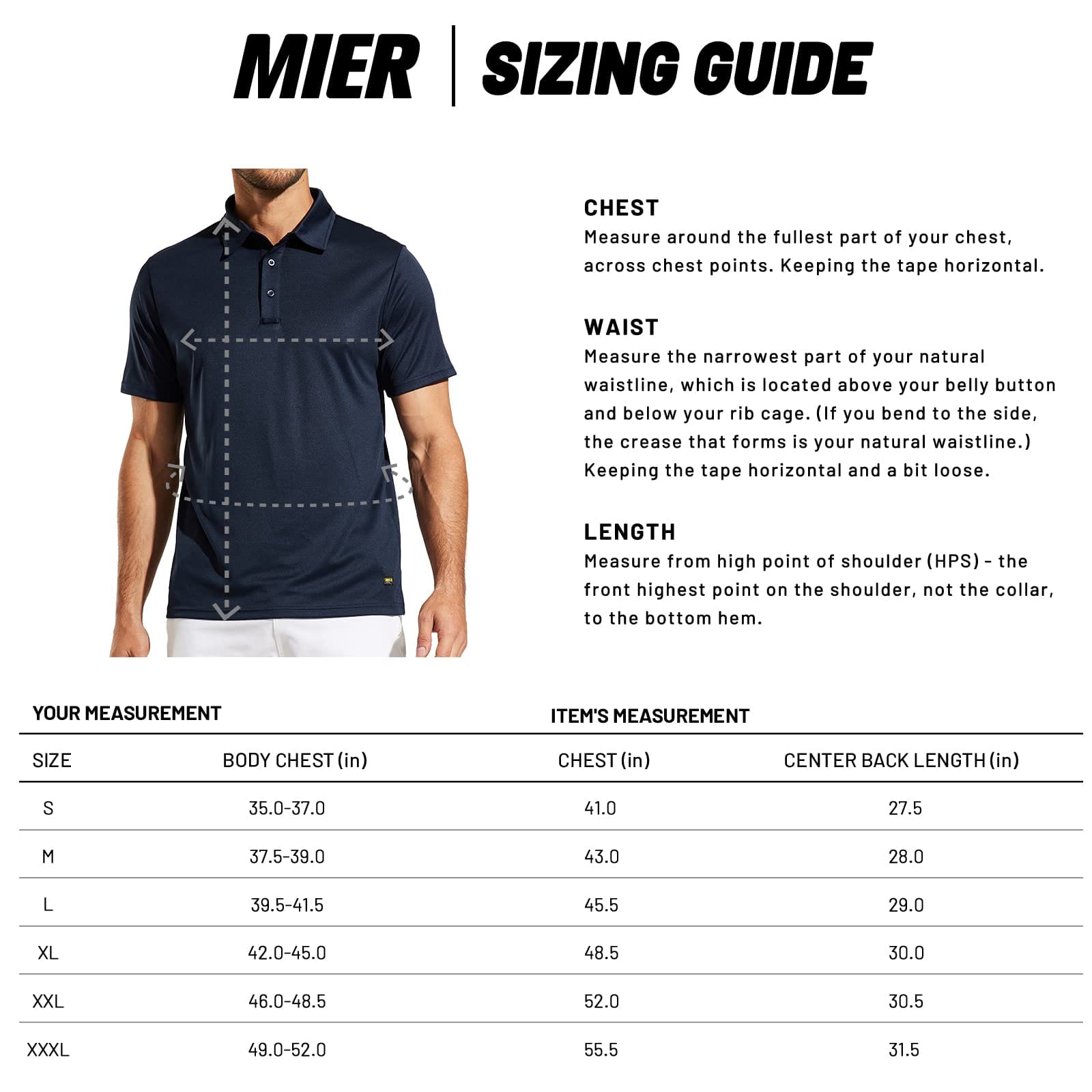 Men Quick Dry Polo Shirt Collared Golf Casual Shirts Men Polo MIER