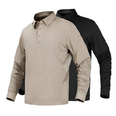 Men's Outdoor Tactical Long Sleeve Polo Shirts Quick Dry Men Polo MIER