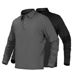 Men's Outdoor Tactical Long Sleeve Polo Shirts Quick Dry Men Polo MIER