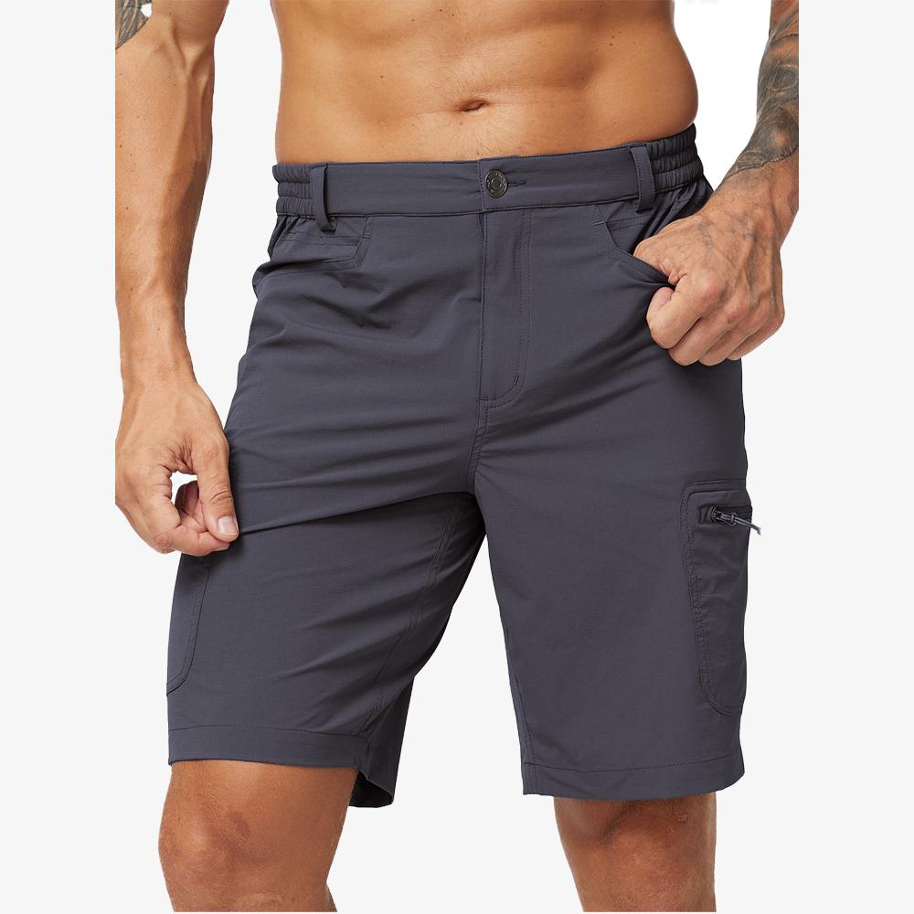 Mier Men's Hiking Shorts Quick Dry Cargo Shorts with 6 Pockets, Dimgray / 40