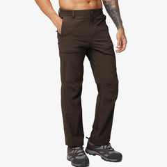 Men's Tek-Trek Lightweight Stretchy Hiking Pants Hiking Pants Brown / 30 MIER