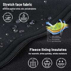 Men Softshell Windproof Water Resistant Jacket with Pockets jackets MIER