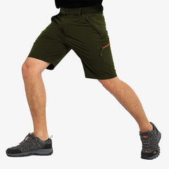 Men Stretch Hiking Short Quick Dry Nylon Cargo Shorts Hiking Shorts Army Green / 30 MIER