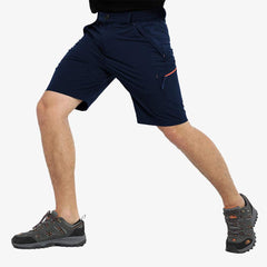 Men Stretch Hiking Short Quick Dry Nylon Cargo Shorts Hiking Shorts Navy / 30 MIER
