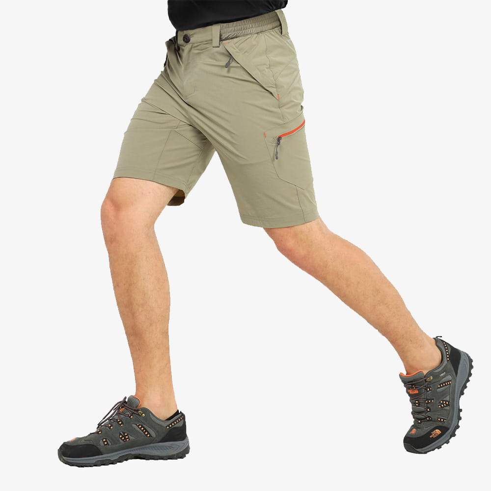 MIER Men Stretch Hiking Short Quick Dry Nylon Cargo Shorts