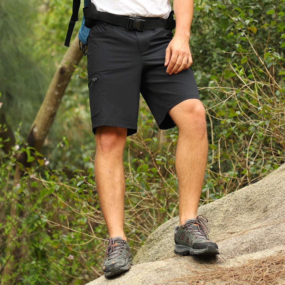 Men Stretch Hiking Shorts Quick Dry Nylon Cargo Short Hiking Shorts MIER