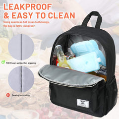 MIER Insulated Backpack Cooler Small Lunch Backpack MIERSPORTS