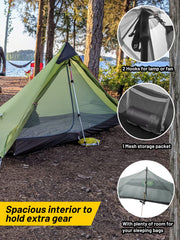 MIER Lanshan 1 Person Ultralight Backpacking Tent Camping Tent Tent MIER LANSHAN