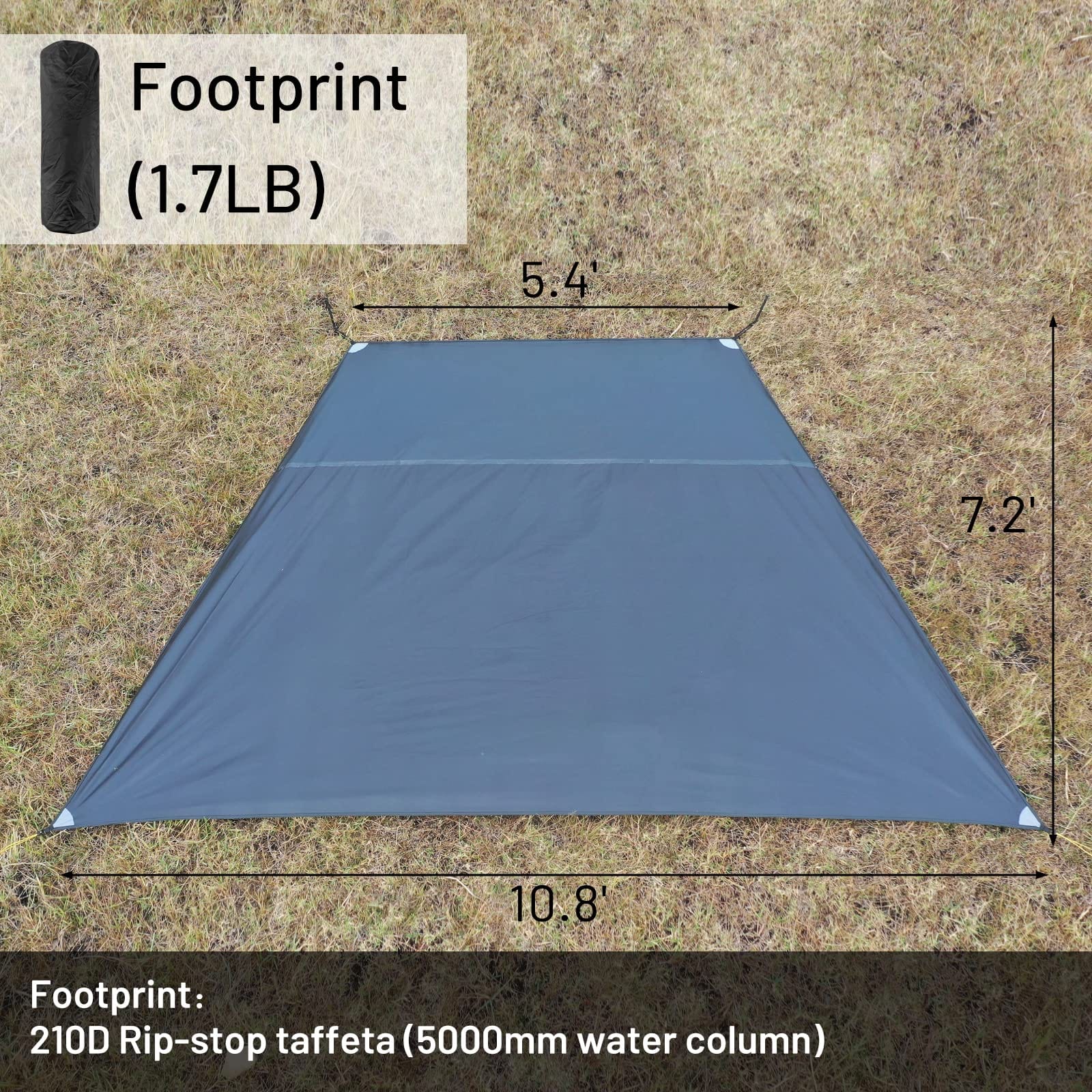MIER Lanshan Plus Cabin Tent for 5-8 Person 4 Seasons Large Outdoor Tents with 3 Rooms 帐篷 MIER