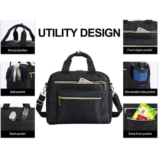 MIER Lunch Bag for Women Kids Stylish Insulated Lunch Box Fashion Adult Lunchbox Lunch Bag MIERSPORTS