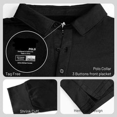 MIER Men's Long Sleeve Golf Polo Shirts Quick Dry UV Sun Protection & Super Soft Shirts & Polos MIER