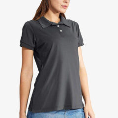 MIER Women's Golf Polo Shirts Short Sleeve Dry Fit Athletic Shirts Charcoal / S MIERSPORTS