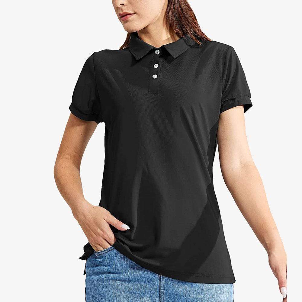 MIER Women's Golf Polo Shirts Short Sleeve Dry Fit Athletic Shirts MIERSPORTS