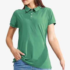 MIER Women's Golf Polo Shirts Short Sleeve Dry Fit Athletic Shirts MIERSPORTS