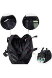MIER - Bolsa de deporte para mujer con compartimento para zapatos, bolsa de lona de viaje, 20 pulgadas, color negro