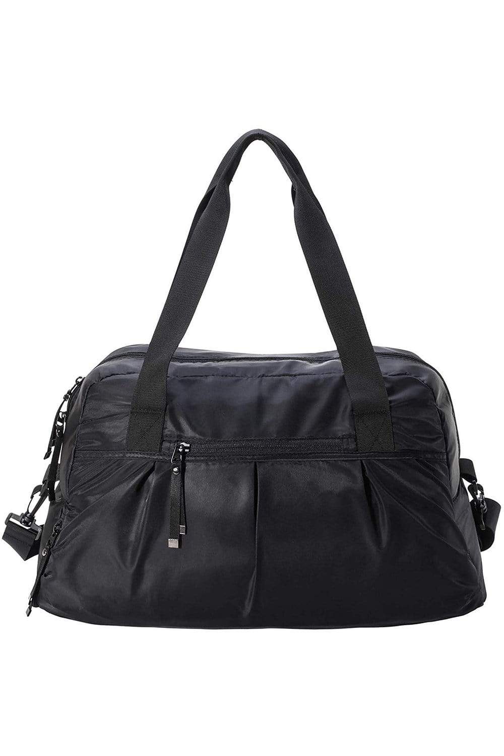 MIER Sac de sport pour femme avec compartiment à chaussures Sac de voyage  fourre-tout, 20 pouces, Noir - 20 Inch / Black