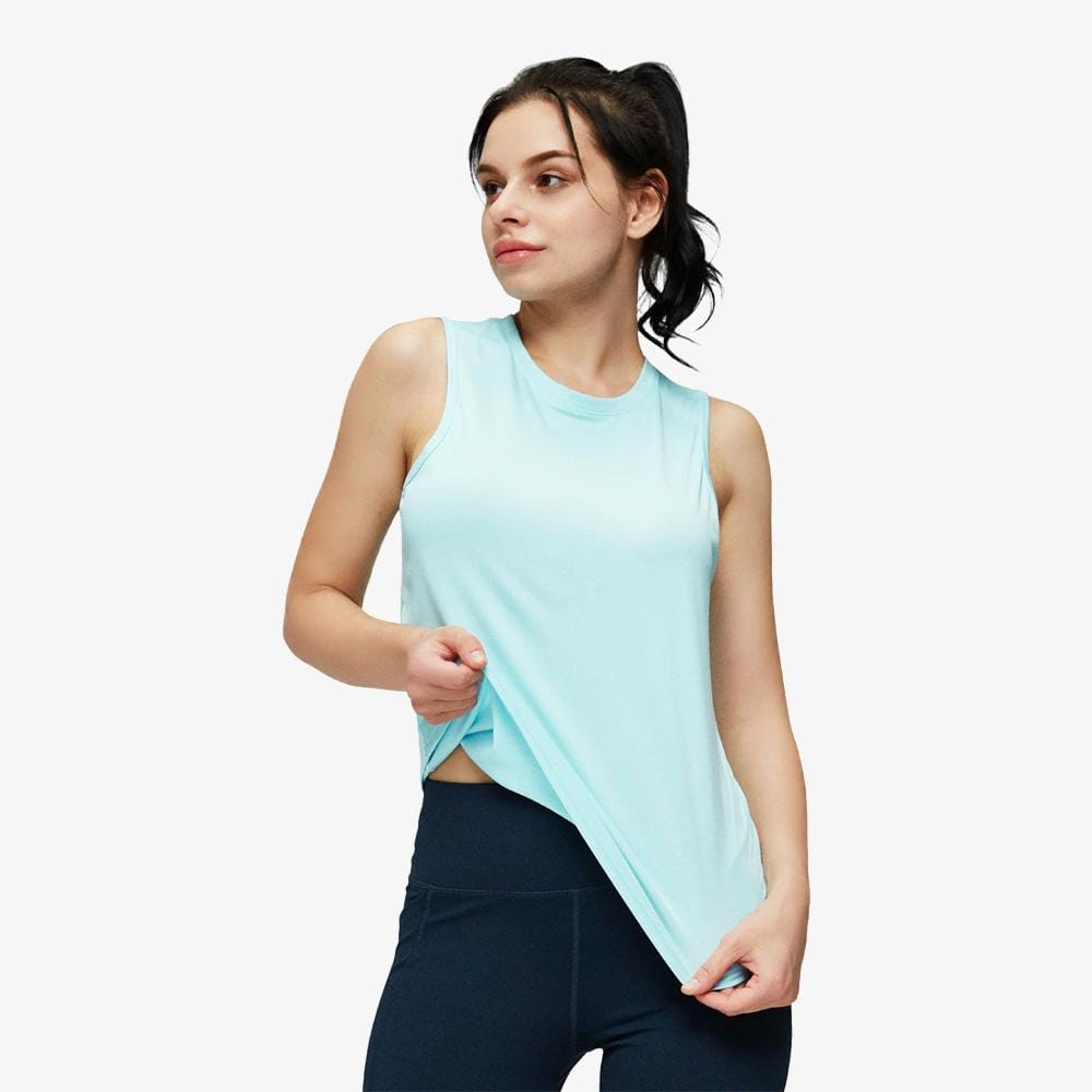 MIER Women Workout Sleeves Tanks Tops Tank top Aqua / S MIER