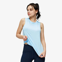 MIER Women Workout Sleeves Tanks Tops Tank top Light Blue / S MIER