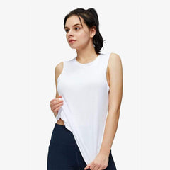 MIER Women Workout Sleeves Tanks Tops Tank top White / S MIER