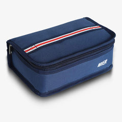 Portable Thermal Bag Mini Lunch Bag for Kids Cooler Bag Navy Blue MIER