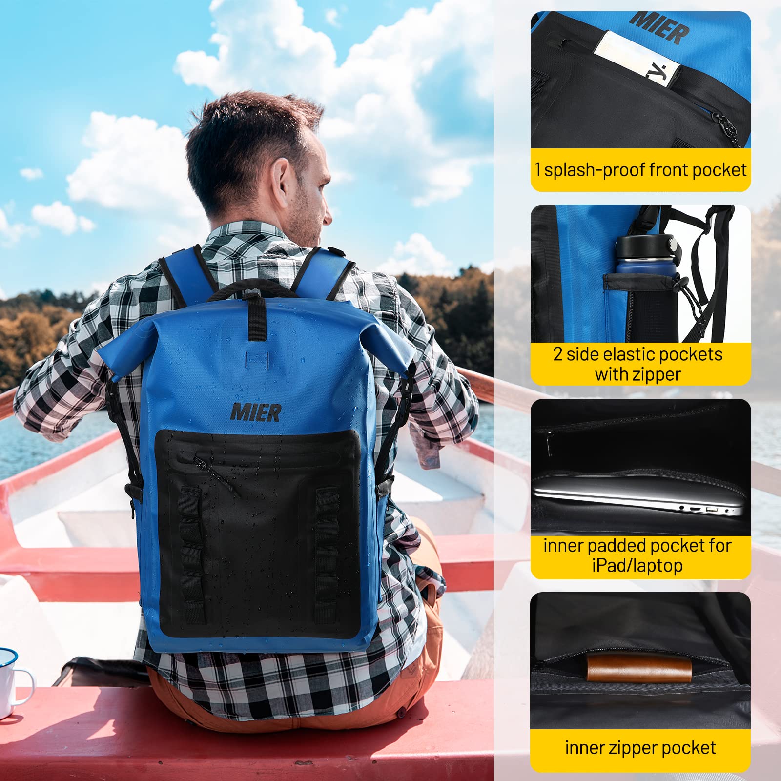 Amazon.com | MIER Large Duffel Bag Men's Gym Bag with Shoe Compartment,  60L, Brown | Sports Duffels