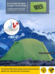 Ultralight 4 Person Backpacking Tent 4 Season Camping Tents Camping Tent MIER