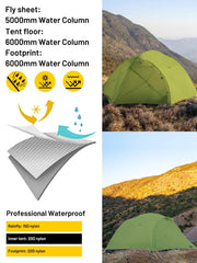 Ultralight 4 Person Backpacking Tent 4 Season Camping Tents Camping Tent MIER