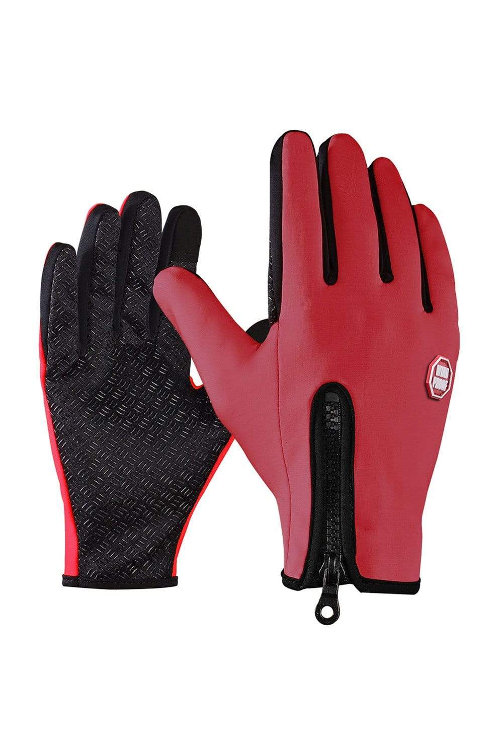 Warm Gloves Touch Screen Gloves Windproof Gloves for Hiking, Running, Cycling Gloves Red / Medium MIER