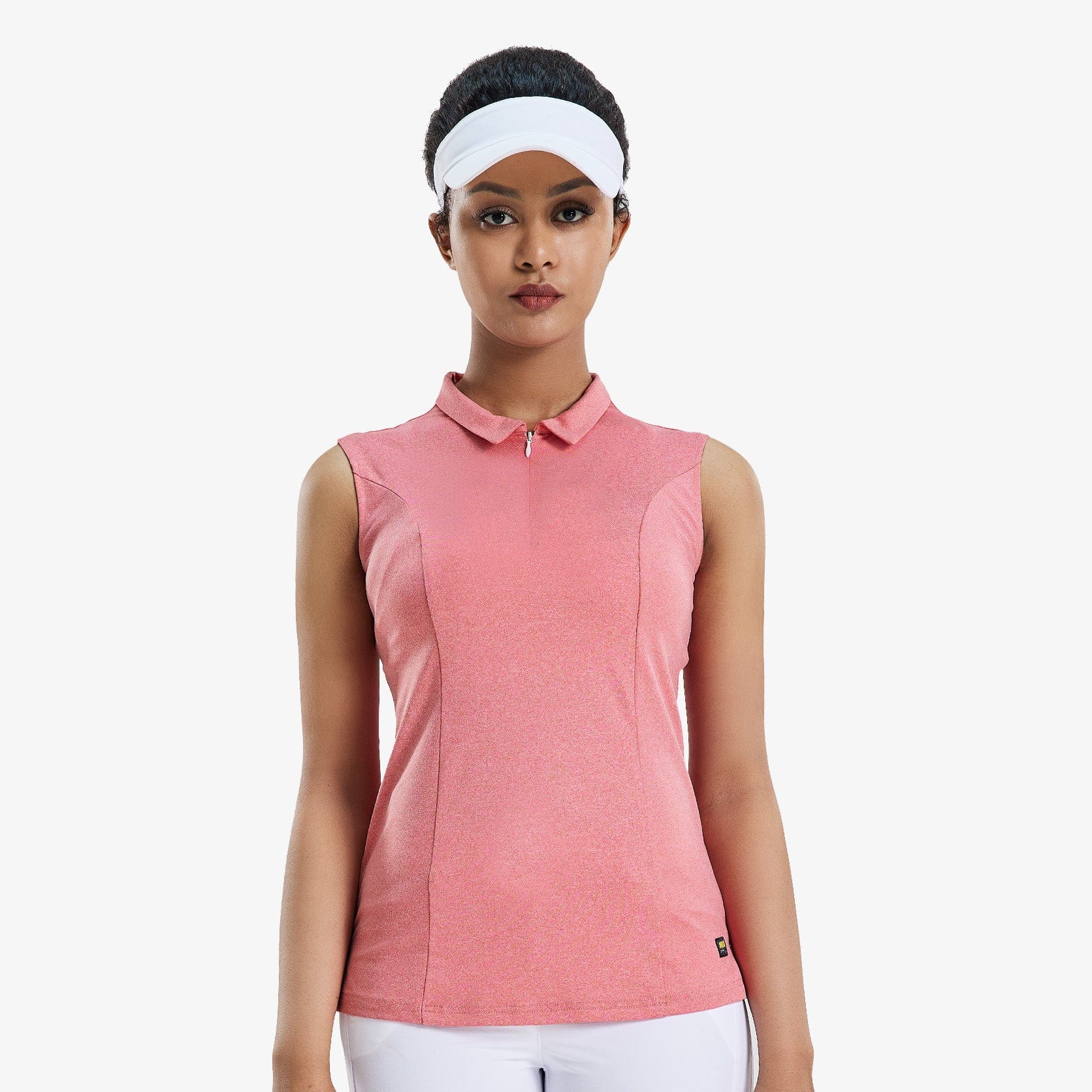 MIER Women Golf Polo Shirts Sleeveless V Neck Tennis Shirt