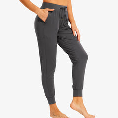 Women Joggers with Pockets Lightweight Athletic Sweatpants Women Active Pants Dark Grey / XS MIER