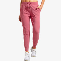 Women Joggers with Pockets Lightweight Athletic Sweatpants Women Active Pants Dusty Red / XS MIER