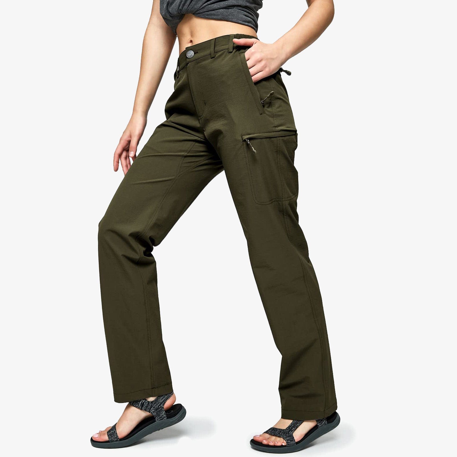 Garage Flare Cargo Pant W/ Belt | Lyst