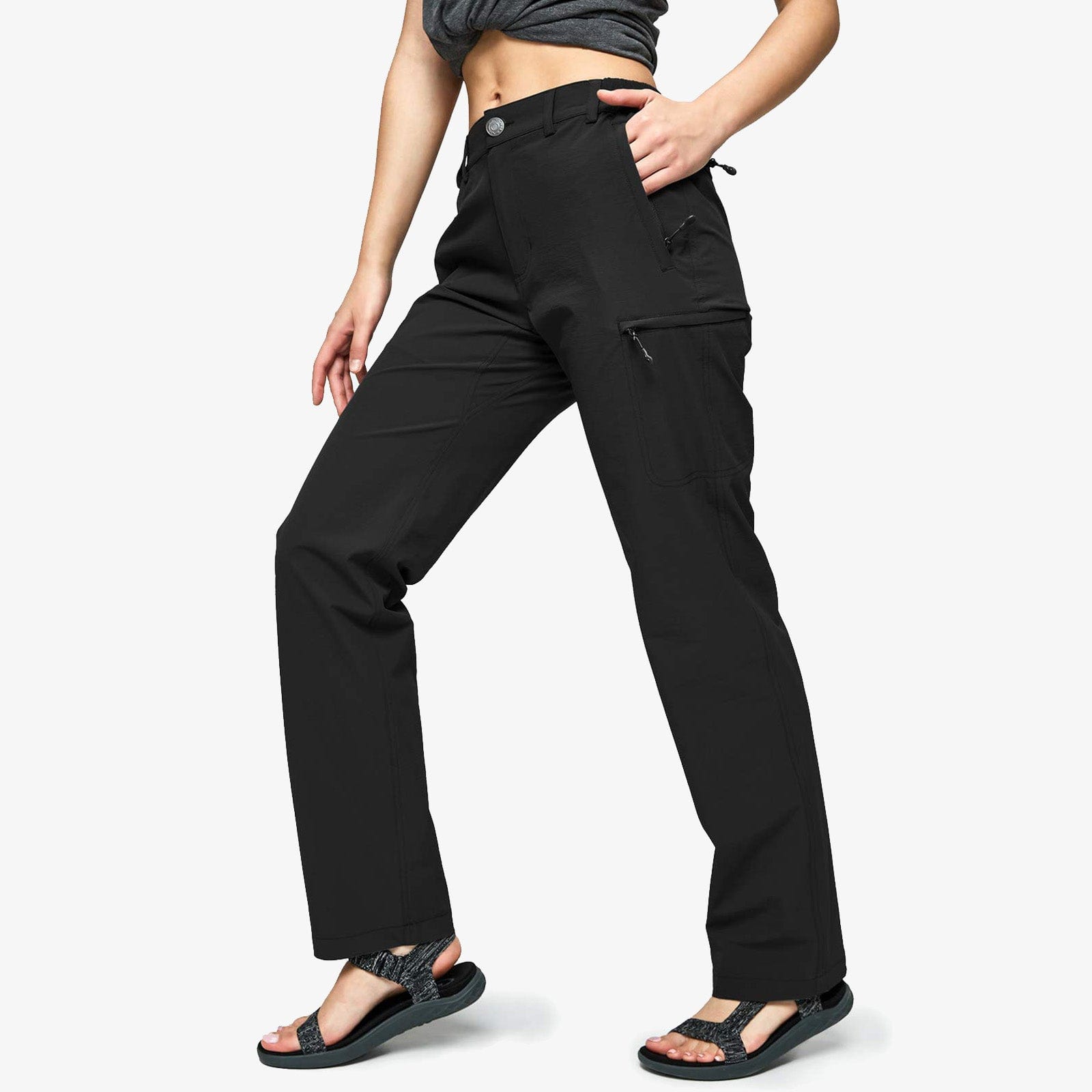 Black Cotton Lycra Plain Women's Ladies Girls Casual Formal Trouser Pants,  Size: 28 to 40 at Rs 375/piece in New Delhi