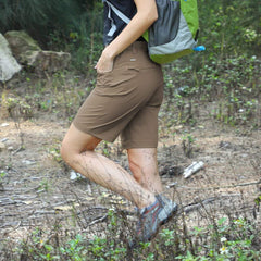 Women Quick Dry Stretchy Hiking Cargo Shorts with 5 Pockets Hiking Shorts MIER