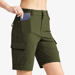 Women's Echo Taiga Lightweight Hiking Shorts SHORTS 2 / Army Green MIER
