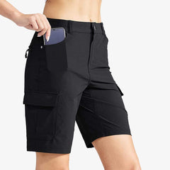 Women's Echo Taiga Lightweight Hiking Shorts SHORTS 2 / Black MIER