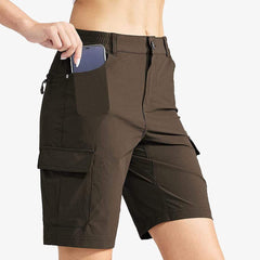 Women's Echo Taiga Lightweight Hiking Shorts SHORTS 2 / Brown MIER