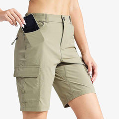 Women's Echo Taiga Lightweight Hiking Shorts SHORTS 2 / Rock Grey MIER