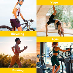 Women's High Waist Yoga Tummy Control Stretch Shorts, 8 Inch Women Yoga Shorts MIER