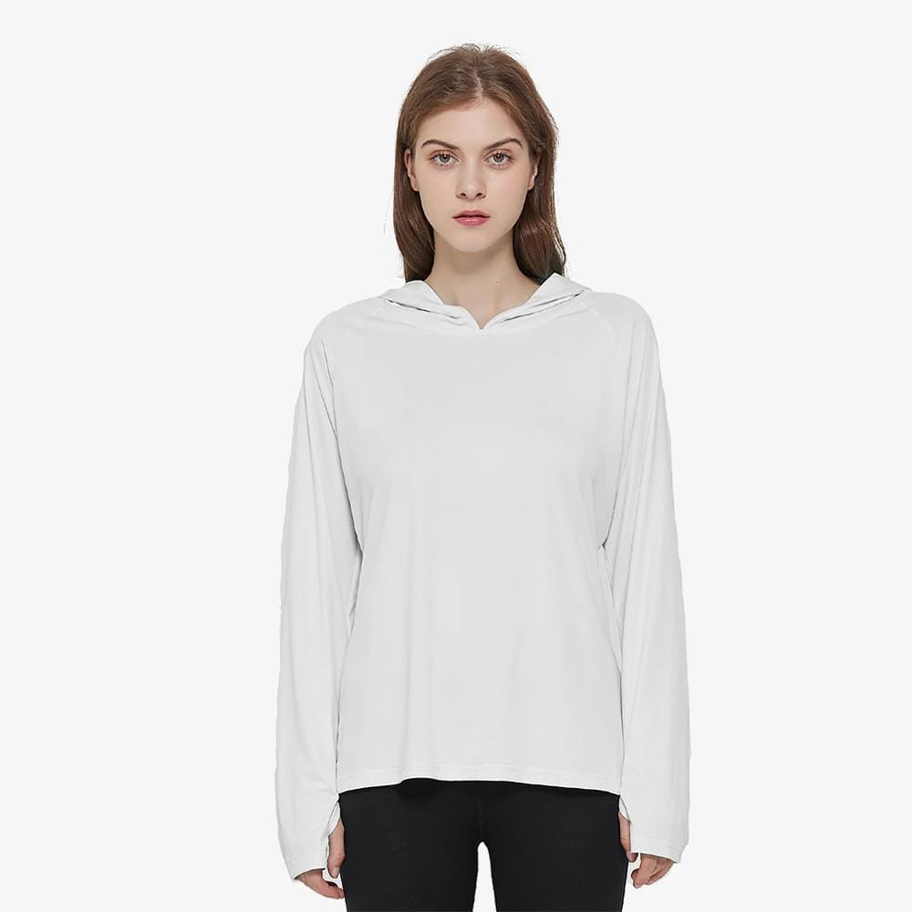 Women's Long Sleeve Sun Protection T-Shirt Yoga White / S MIER
